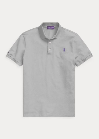 Ralph Lauren Custom Slim Fit Piqué Polo Herre Danmark (CBTFU7654)